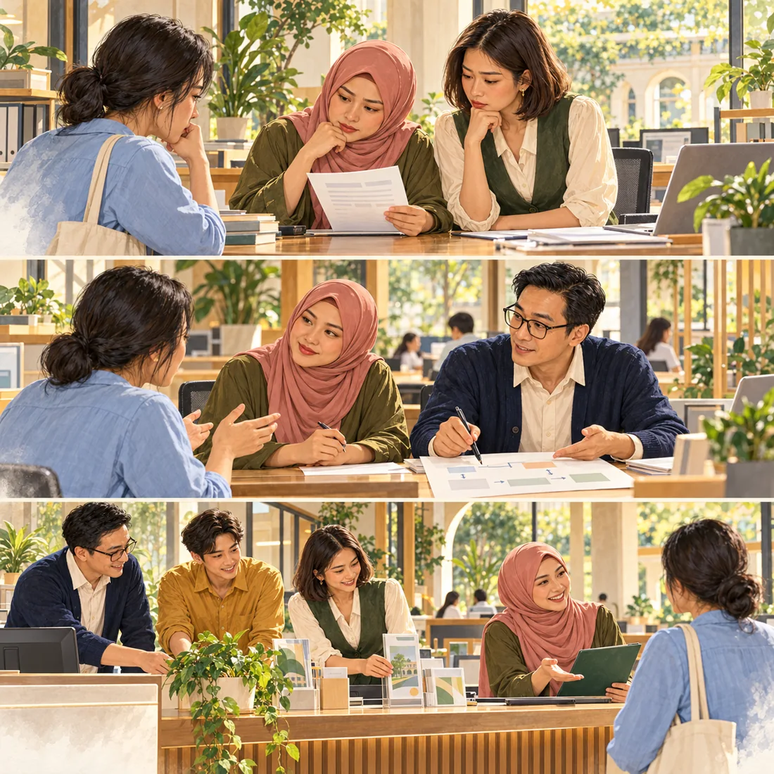 ทีมขอบคุณผู้สะท้อนปัญหาและแจ้งวิธีแก้ พร้อมติดตามว่าผู้มาติดต่อได้รับบริการแล้ว