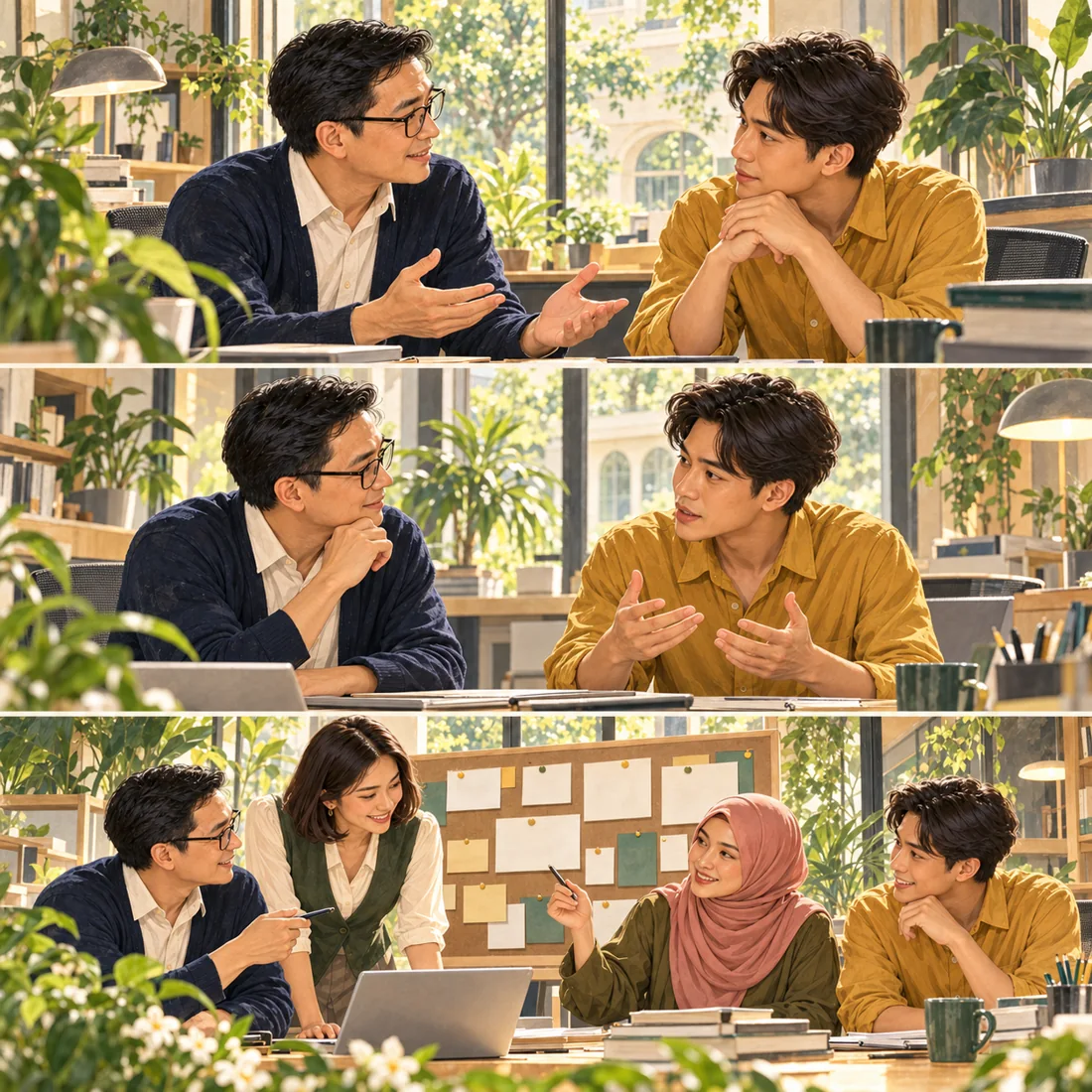 ภพตกลงแจ้งงานให้ชัดและถามสถานะก่อนเร่ง ทีมเพิ่มจุดติดตามงาน เพื่อไม่ให้ใครต้องเดา